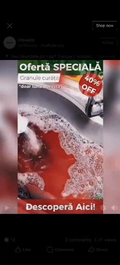 Granule active pentru desfundare scurgeri