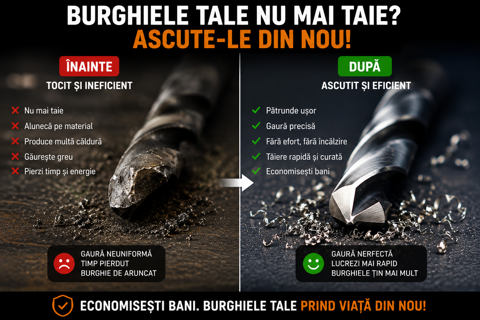 Ascuțitor burghiu STHIL orice mǎrime