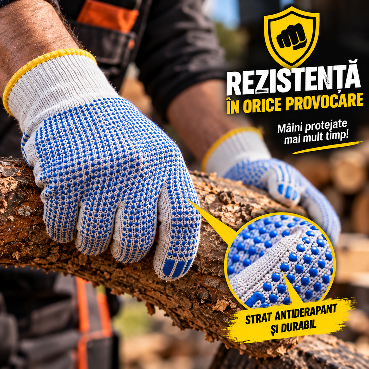 Mǎnuși de lucru PROTECT PLUS