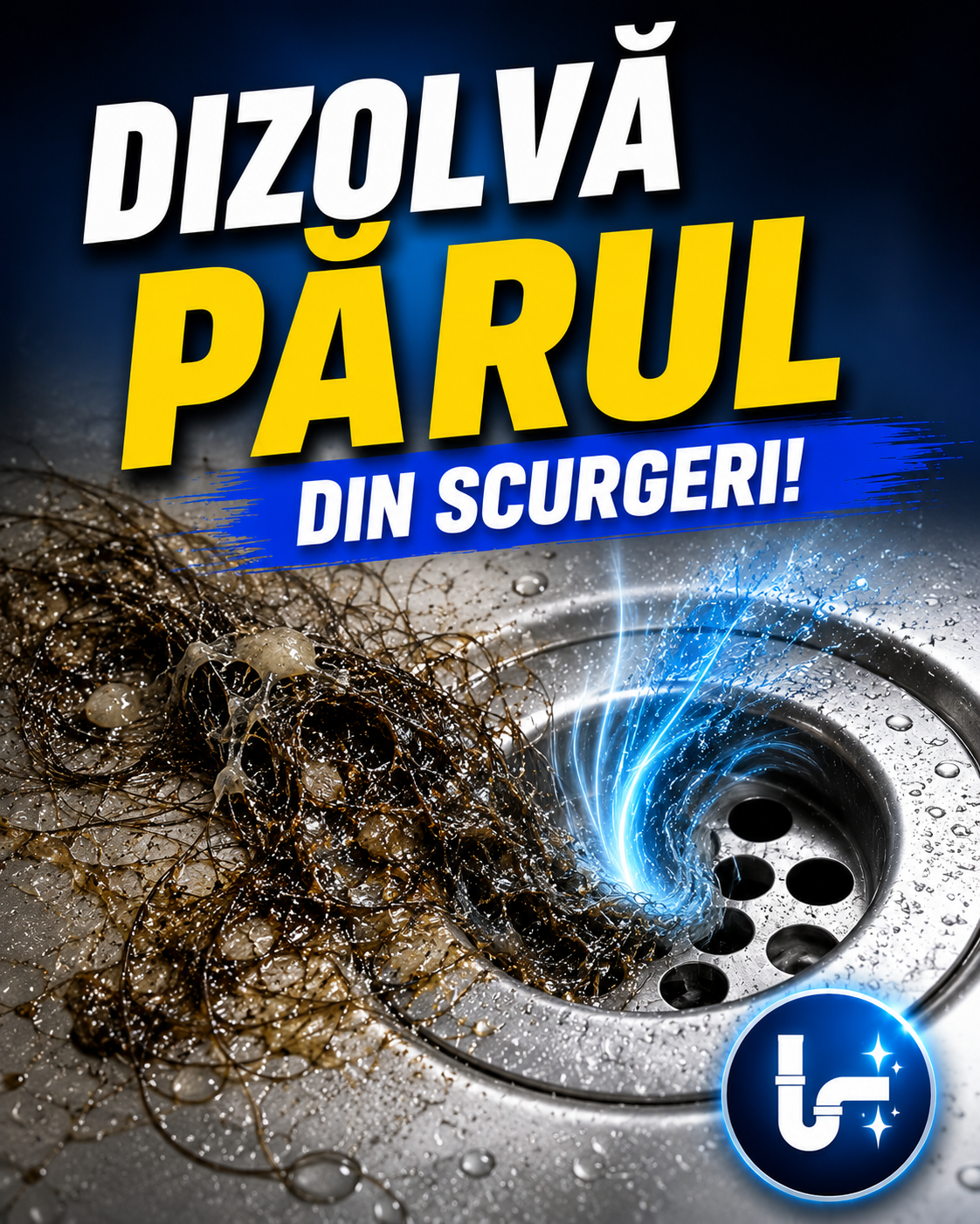 Praful activ pentru desfundat scurgeri