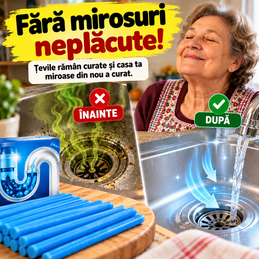 Bețișoare magice pentru desfundat scurgerile