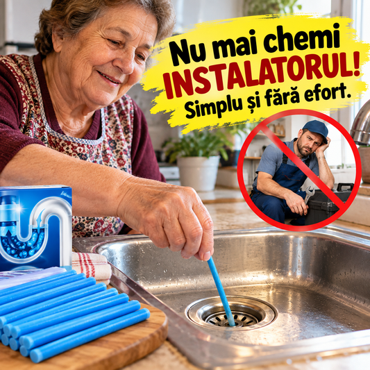 Bețișoare magice pentru desfundat scurgerile