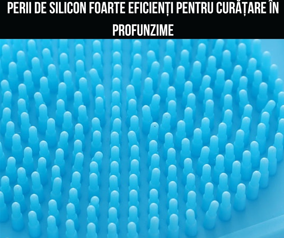 Perie de Baie din Silicon pentru spălat pe spate